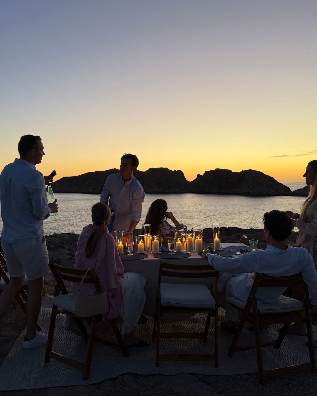 An RSVP Mallorca dinner at sunset
